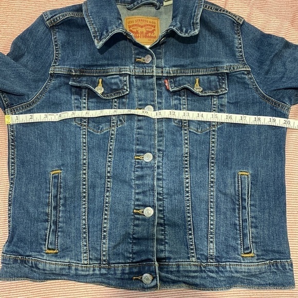 Levi’s Stretch Denim Jean Jacket EUC - Picture 8 of 12